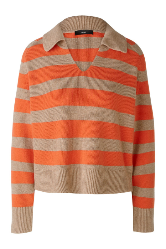 An image of the Oui Striped Jumper