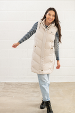 An image of the Lighthouse Savannah Ladies Long Gilet