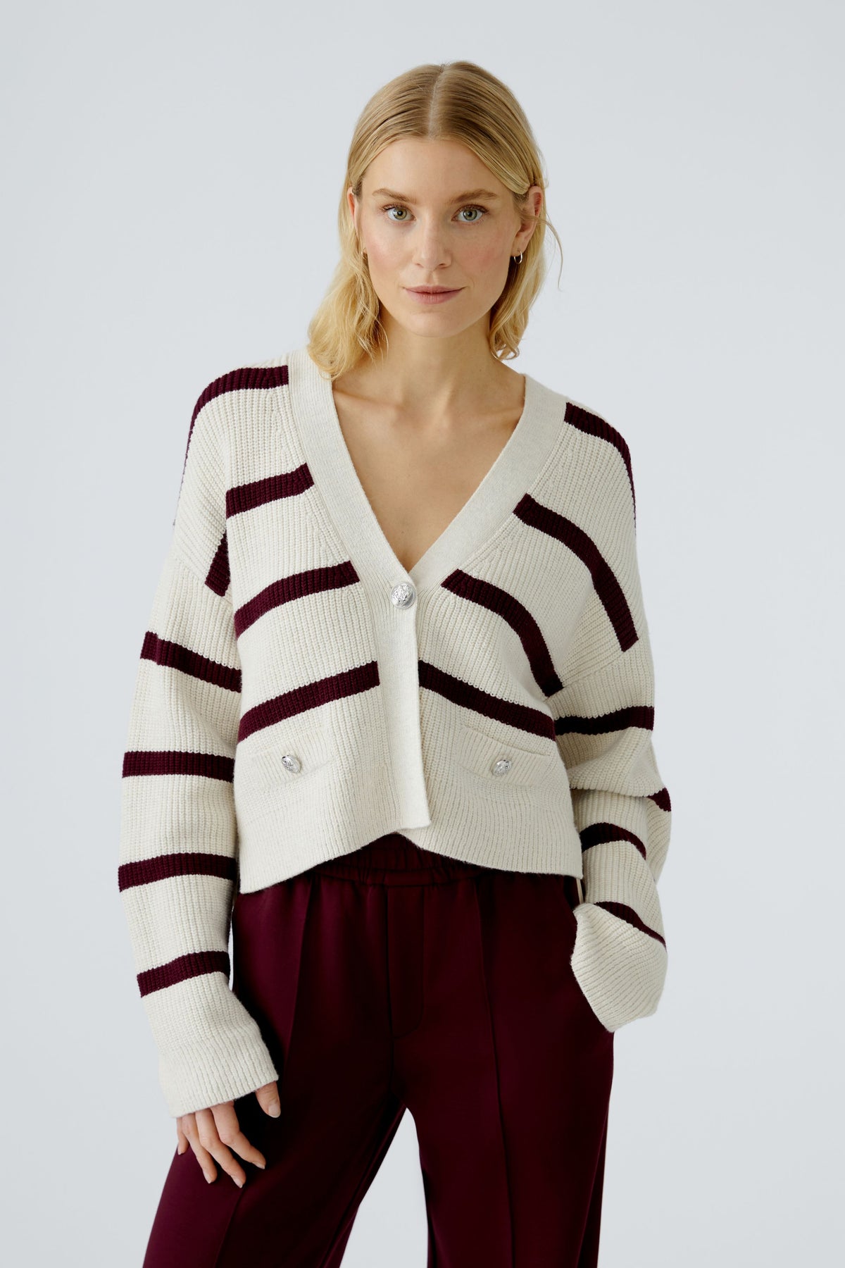An image of the Oui Knitted Jacket