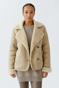 An image of the Oui Knitted Outdoor jacket