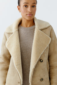 An image of the Oui Knitted Outdoor jacket
