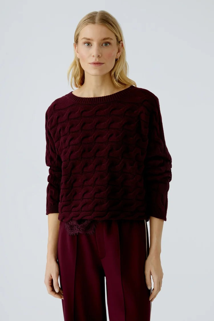 An image of the Oui Knitted Pullover