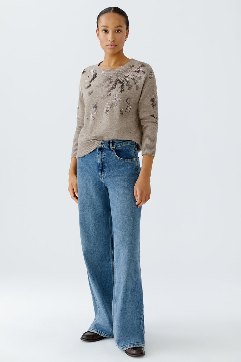 An image of the Oui Knitted Pullover