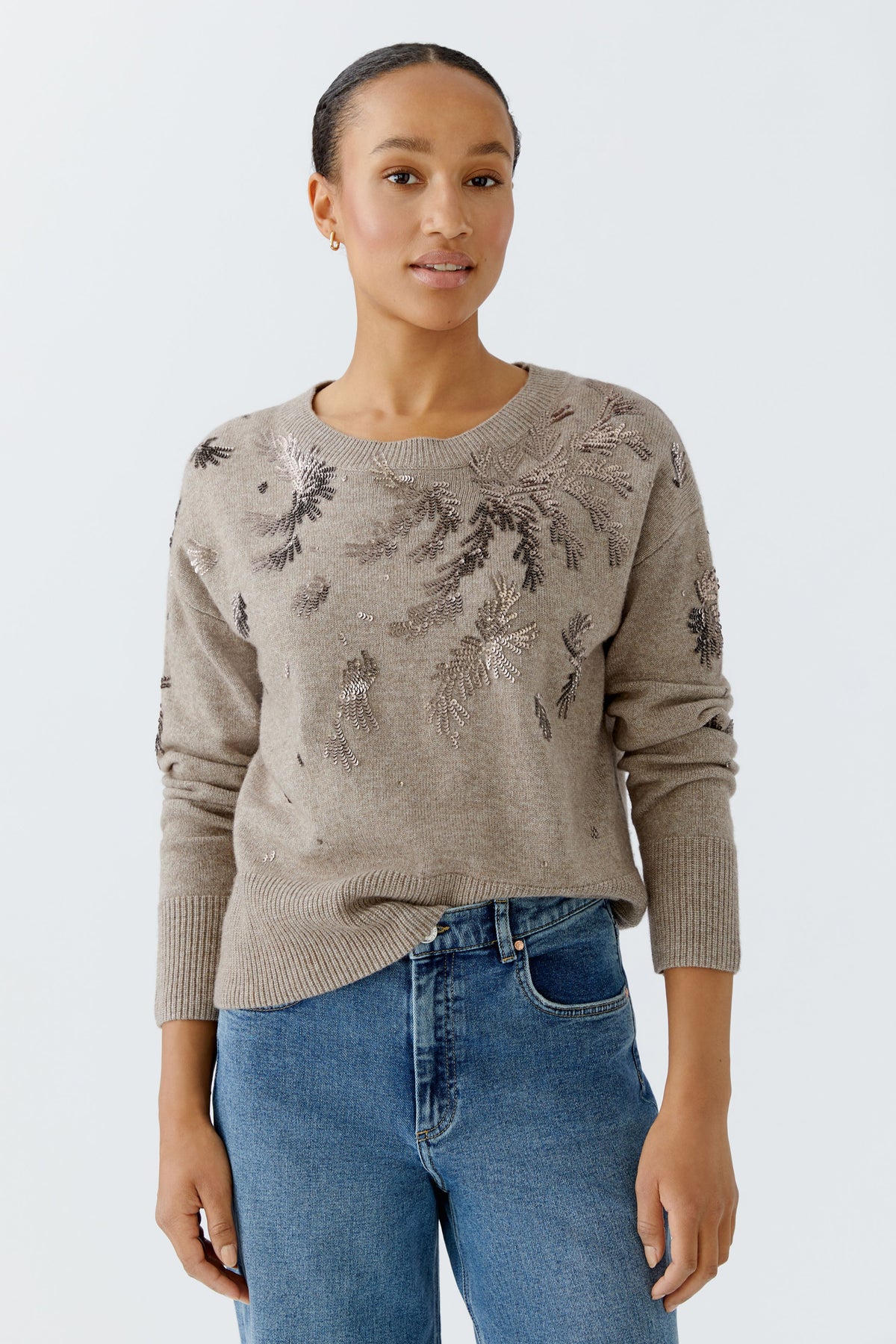 An image of the Oui Knitted Pullover