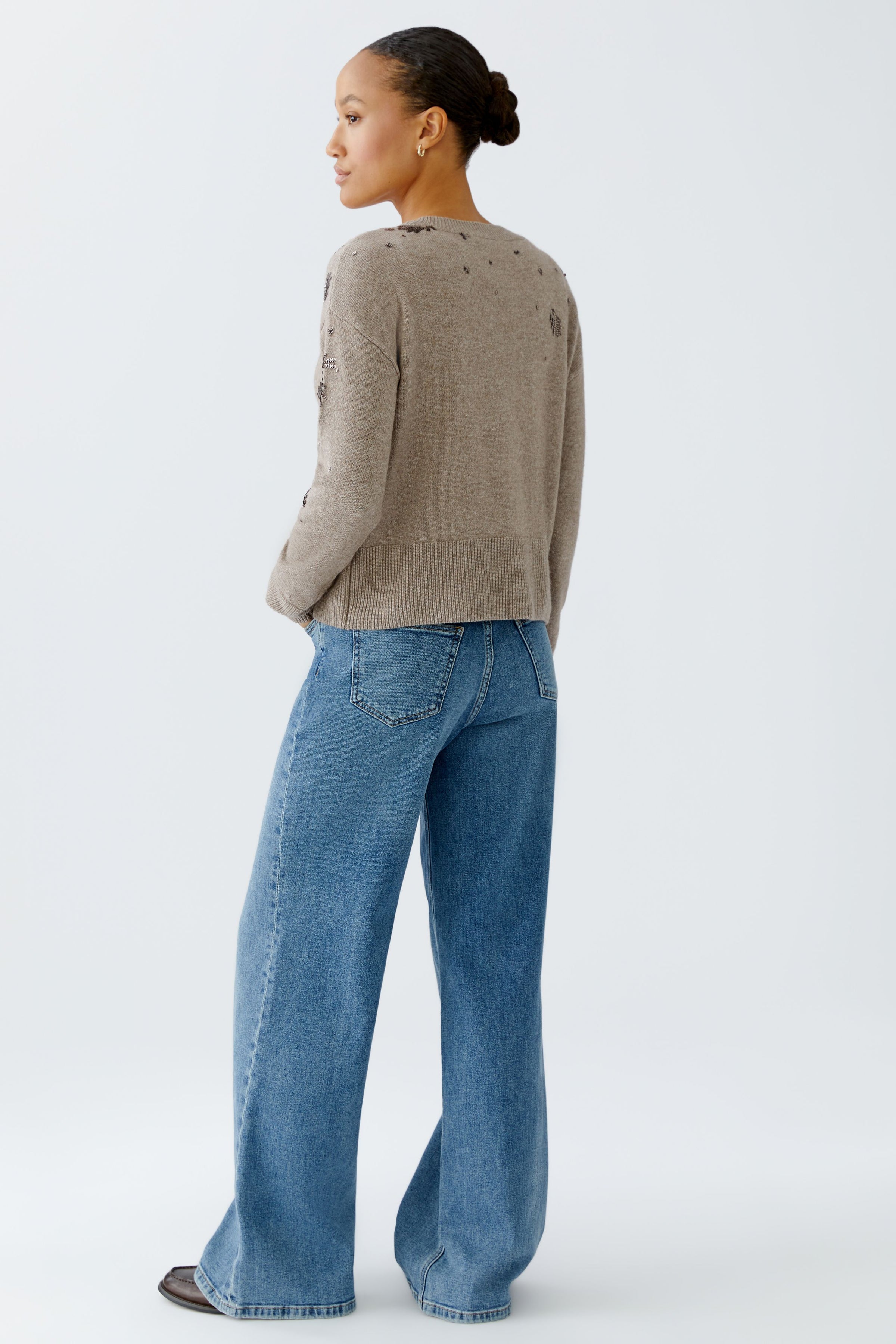 An image of the Oui Knitted Pullover