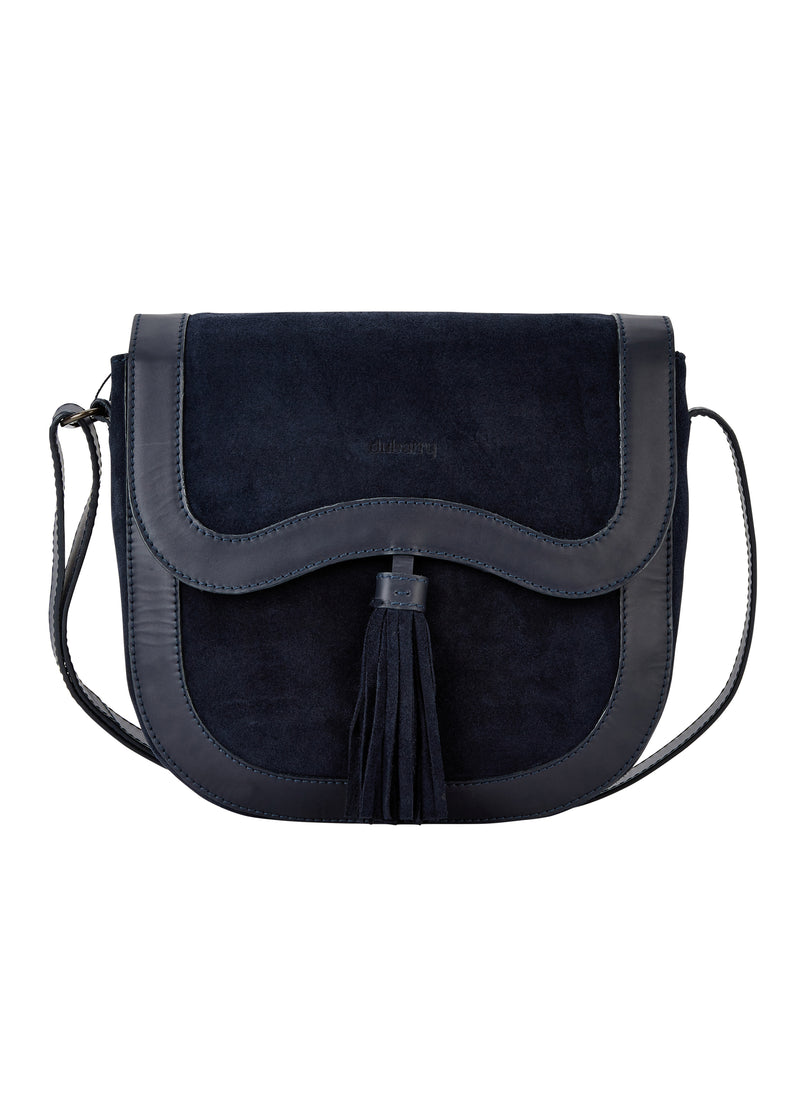 An image of the Dubarry Monart Suede Cross Body Saddle Bag