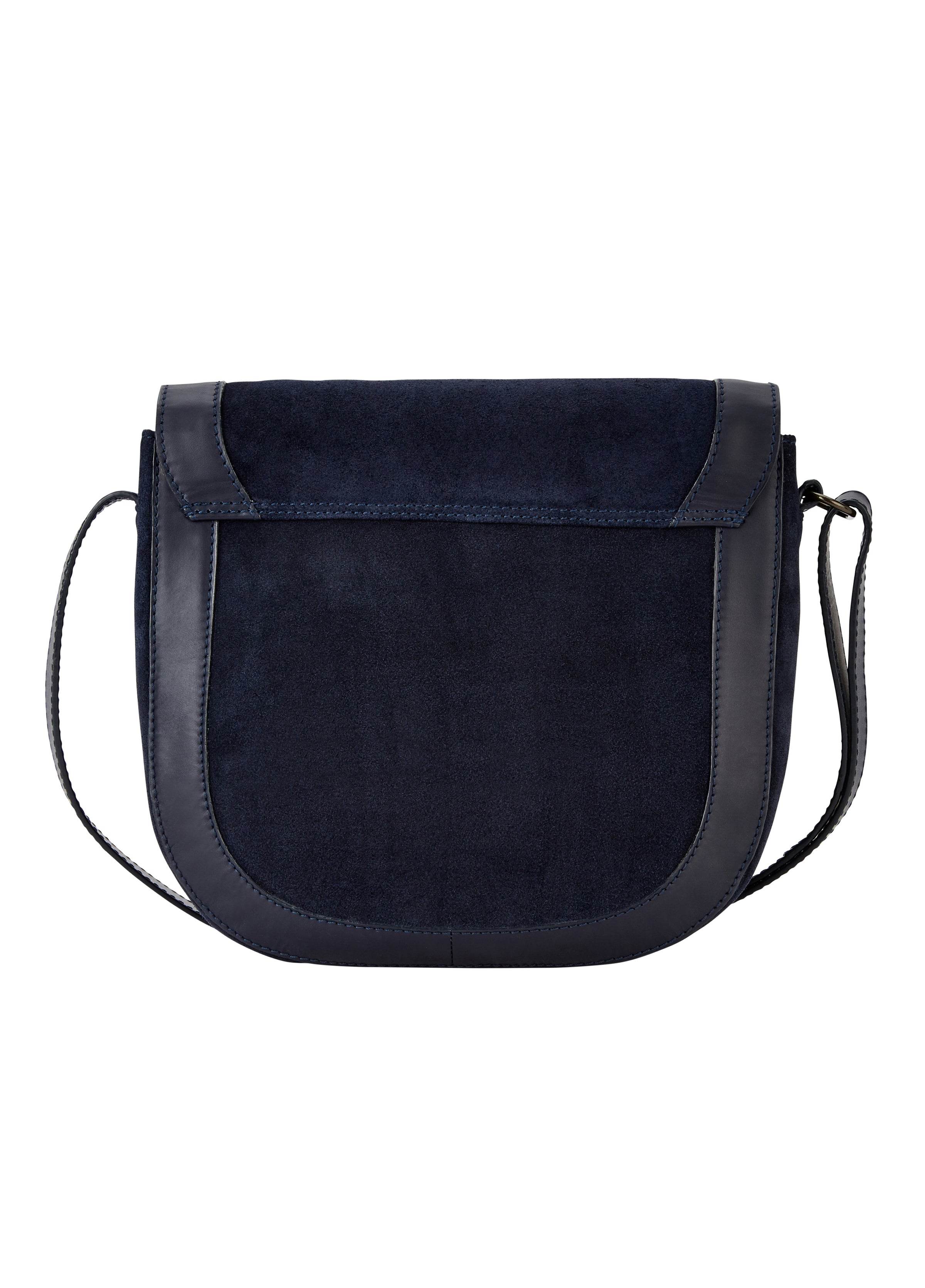 An image of the Dubarry Monart Suede Cross Body Saddle Bag