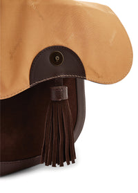 An image of the Dubarry Monart Suede Cross Body Saddle Bag