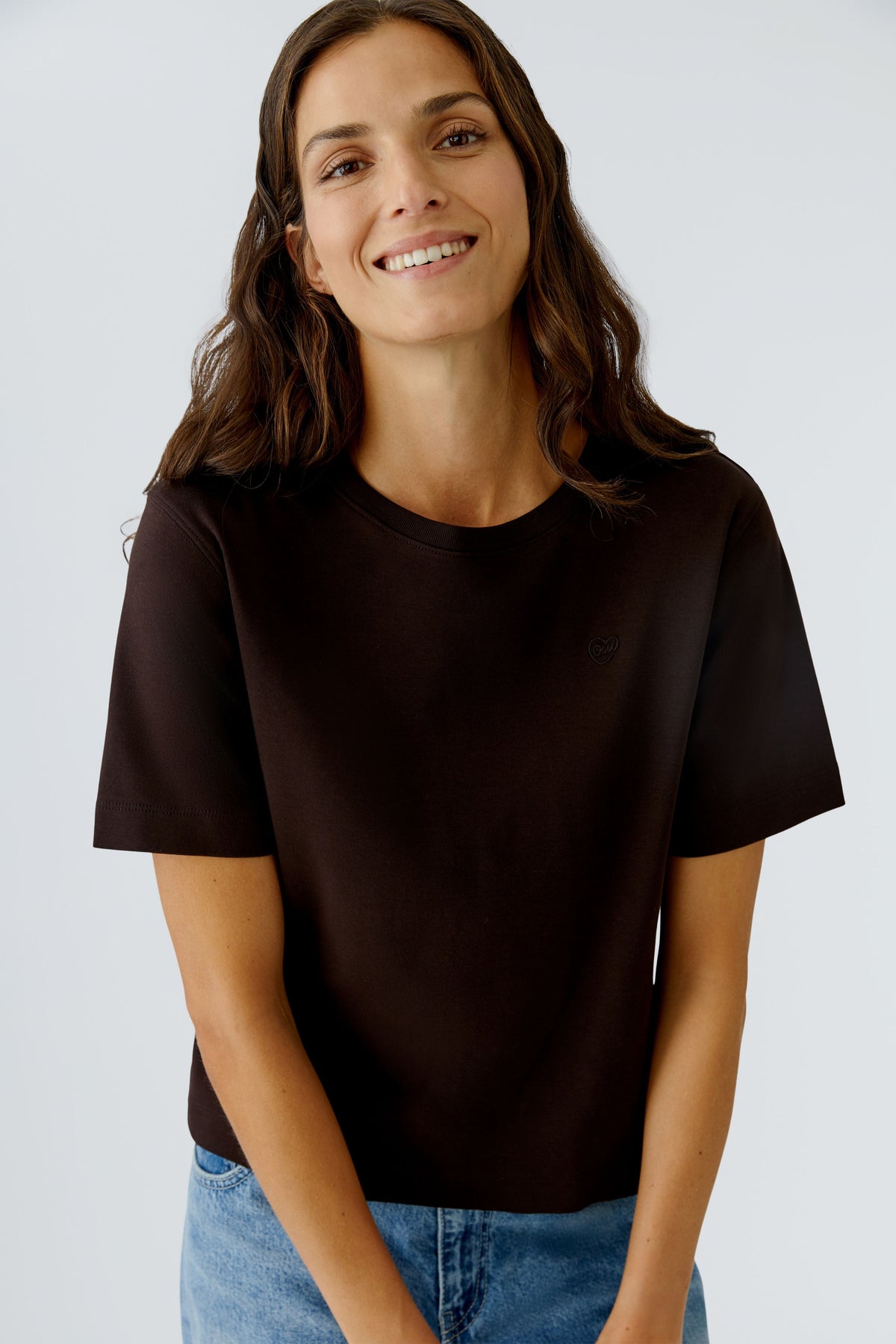 An image of the Oui Knitted T-Shirt