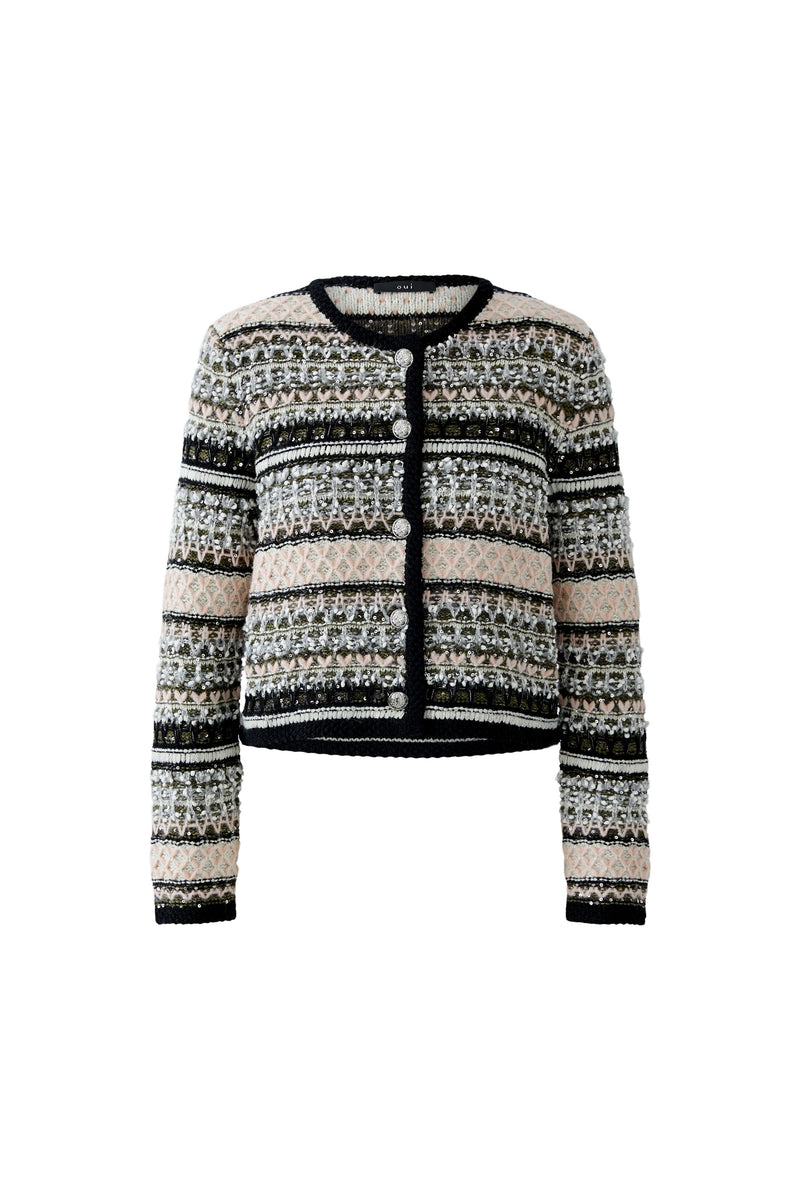 An image of the Oui Knitted Jacket