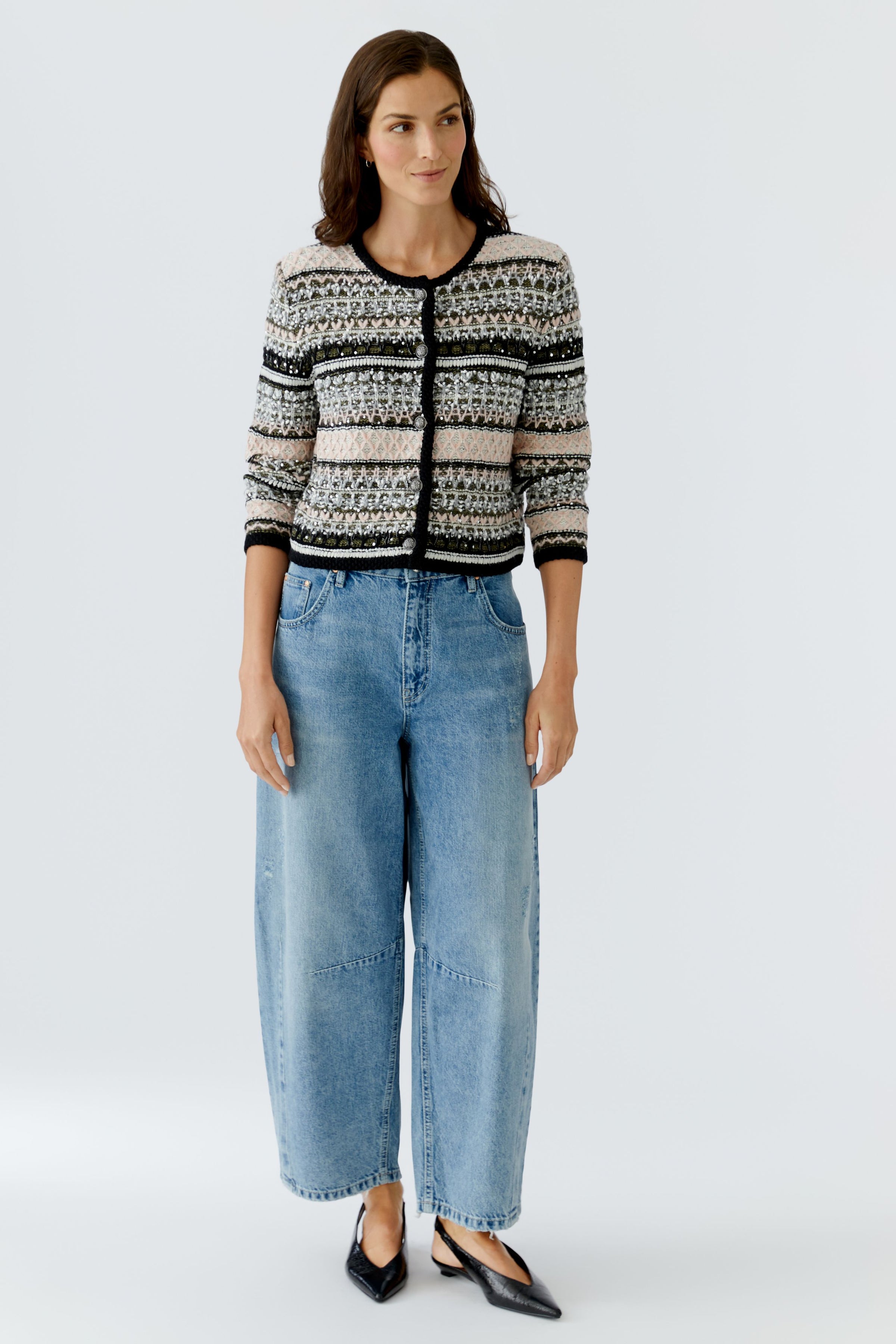 An image of the Oui Knitted Jacket