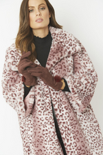 An image of the Jayley Suede Faux Pom Glove