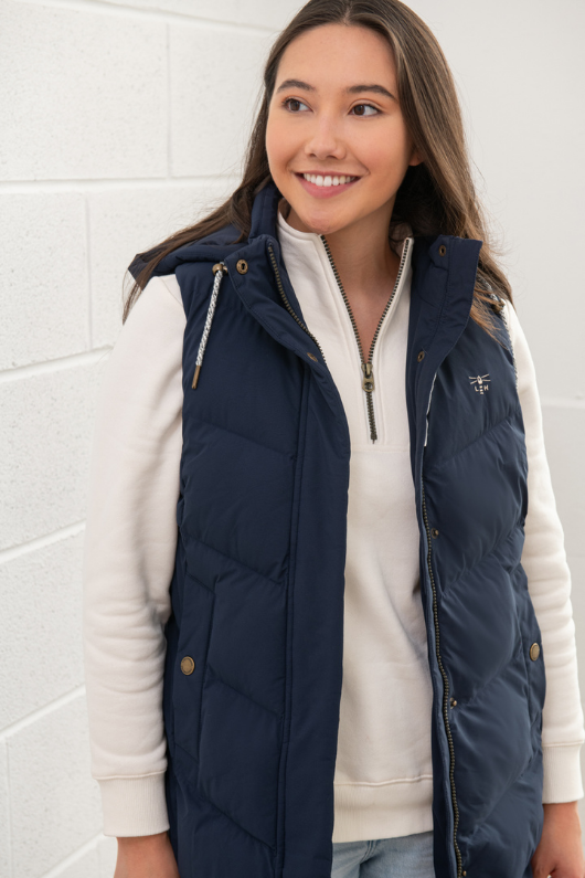 An image of the Lighthouse Savannah Ladies Long Gilet