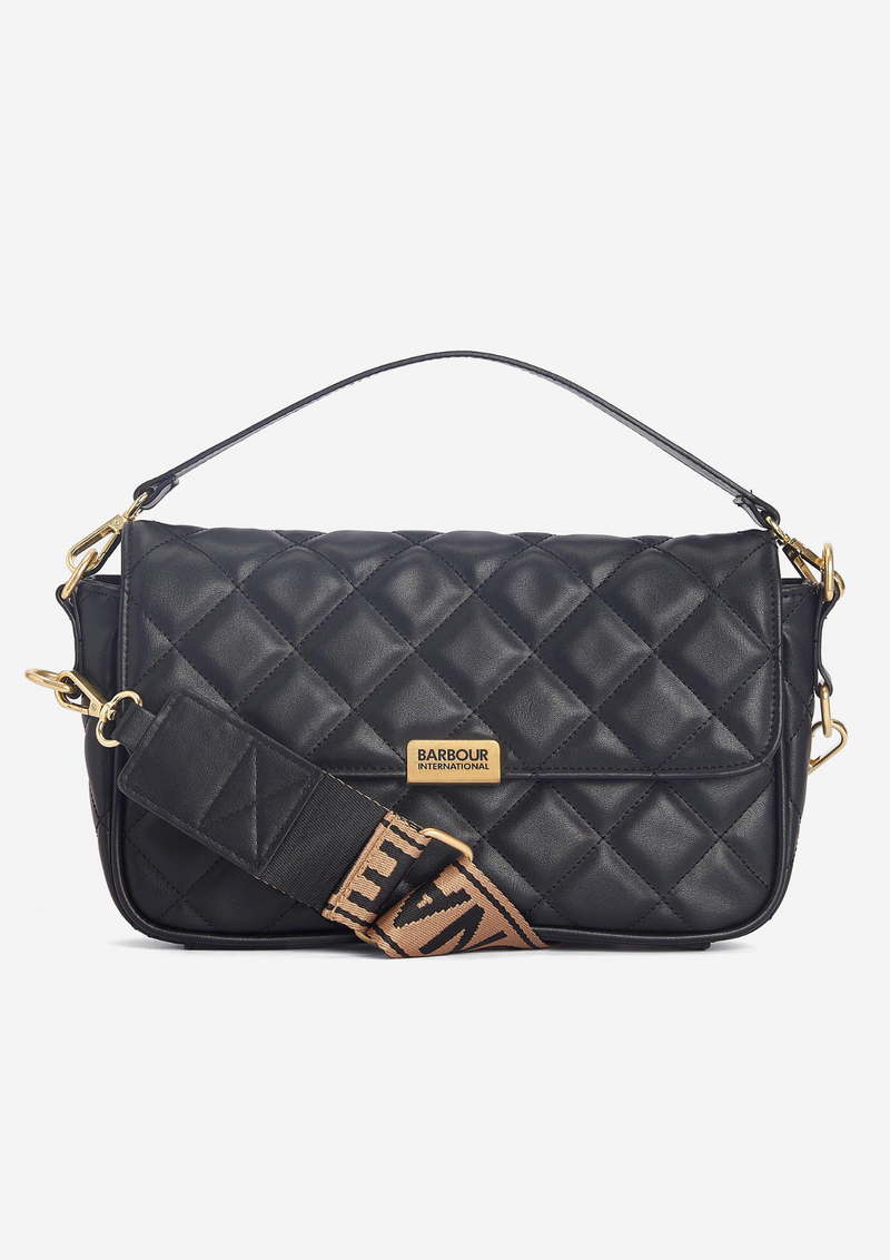 An image of the Barbour International Quilted Soho Crossbody Bag