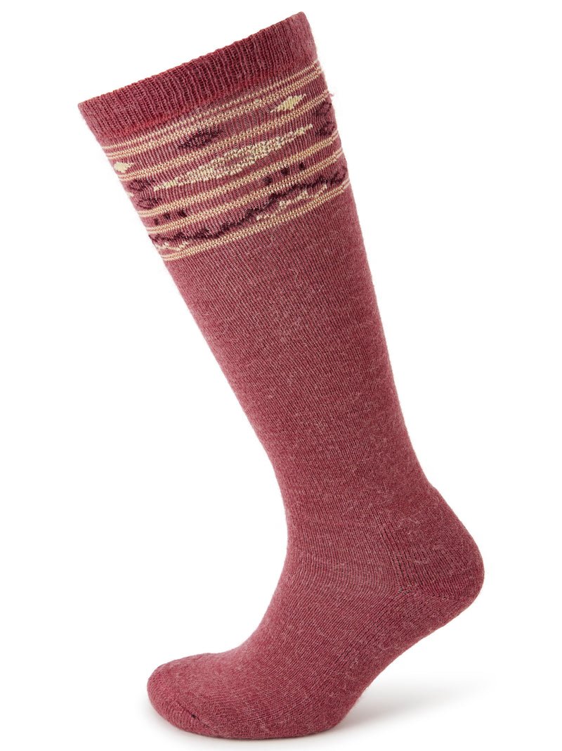 An image of the Dubarry Rolestown Fair Isle Alpaca Socks