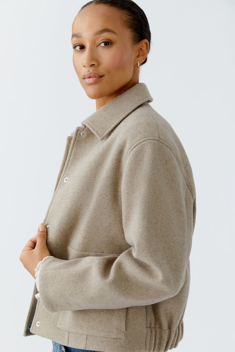 An image of the Oui Knitted Jacket