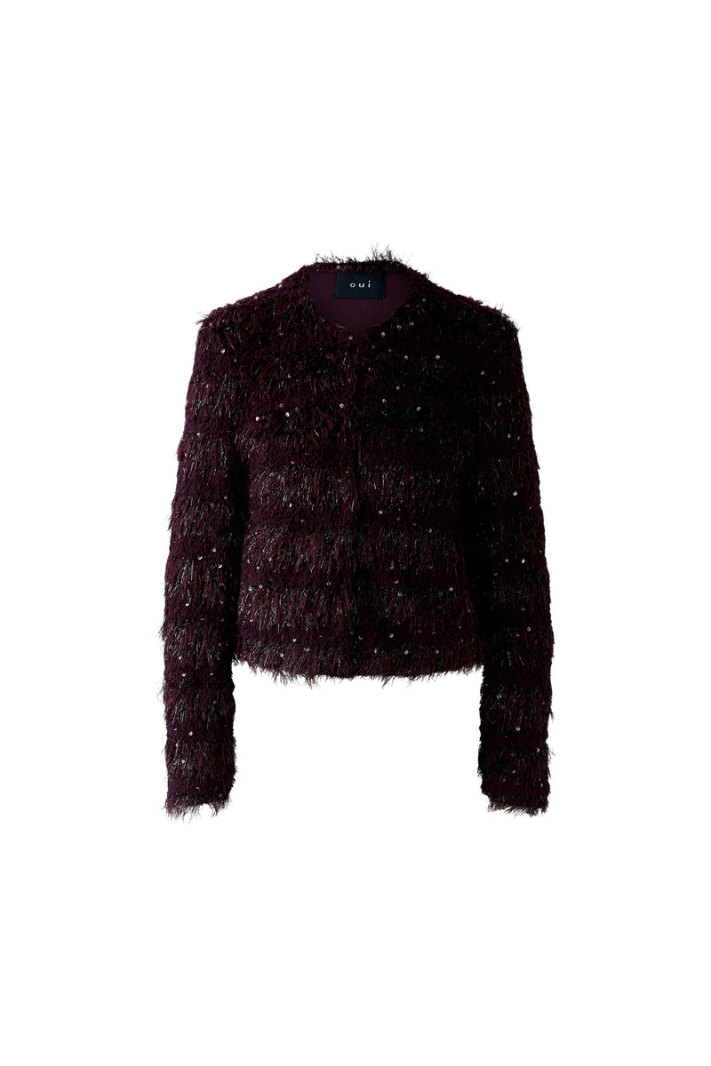An image of the Oui Knitted Jacket