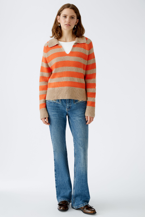 An image of the Oui Striped Jumper