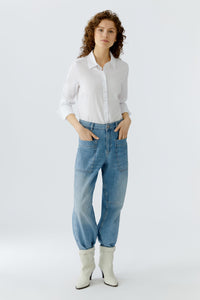 An image of the Oui Barrel Jeans