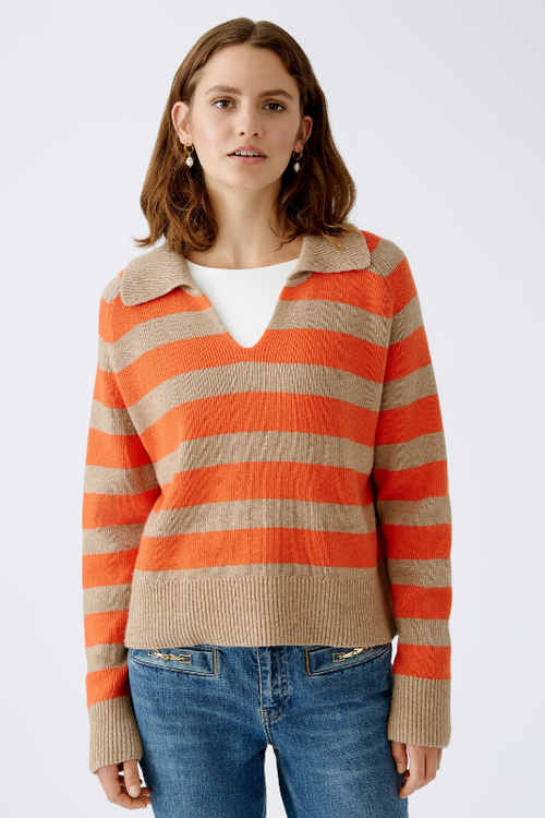 An image of the Oui Striped Jumper