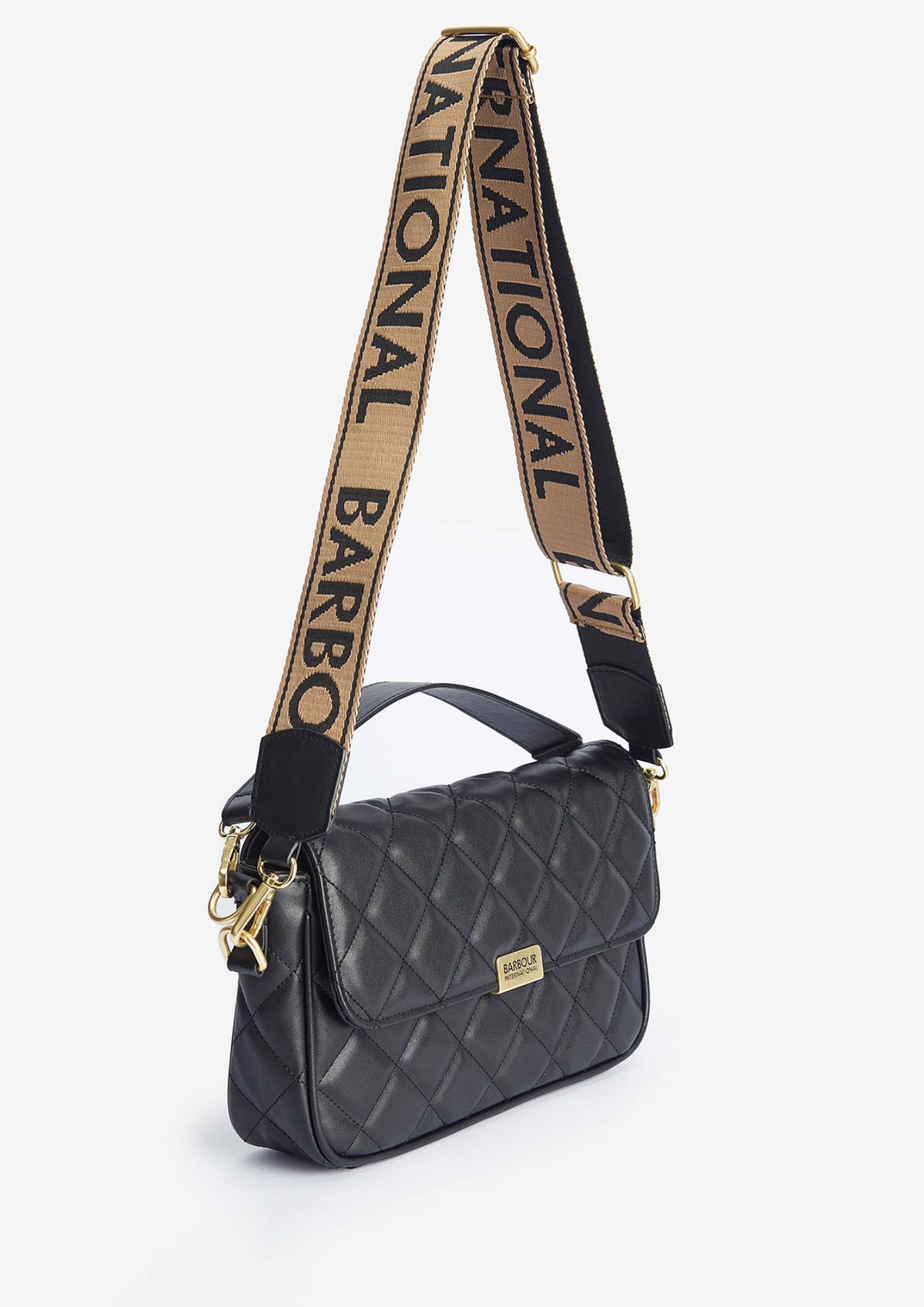 An image of the Barbour International Quilted Soho Crossbody Bag