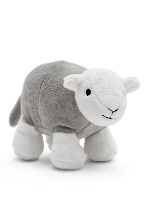 An image of the Herdy Company Baby Herdy soft toy in grey.