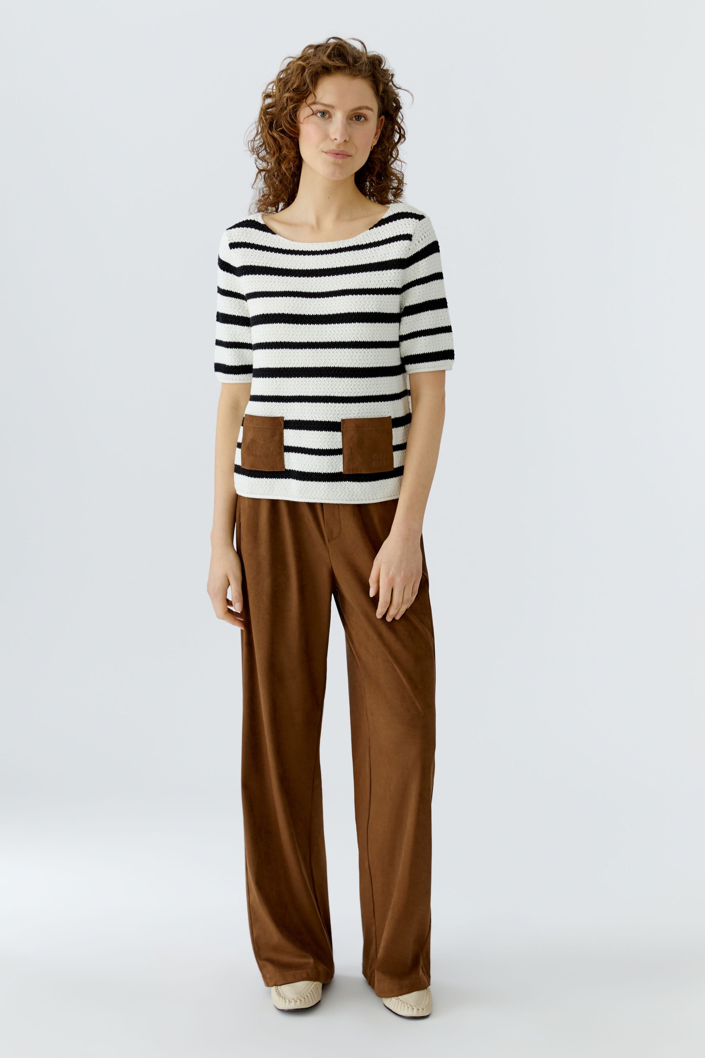 An image of the Oui Striped Jumper