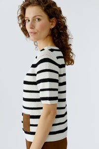 An image of the Oui Striped Jumper