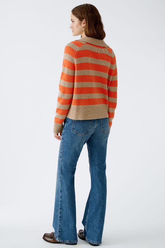 An image of the Oui Striped Jumper