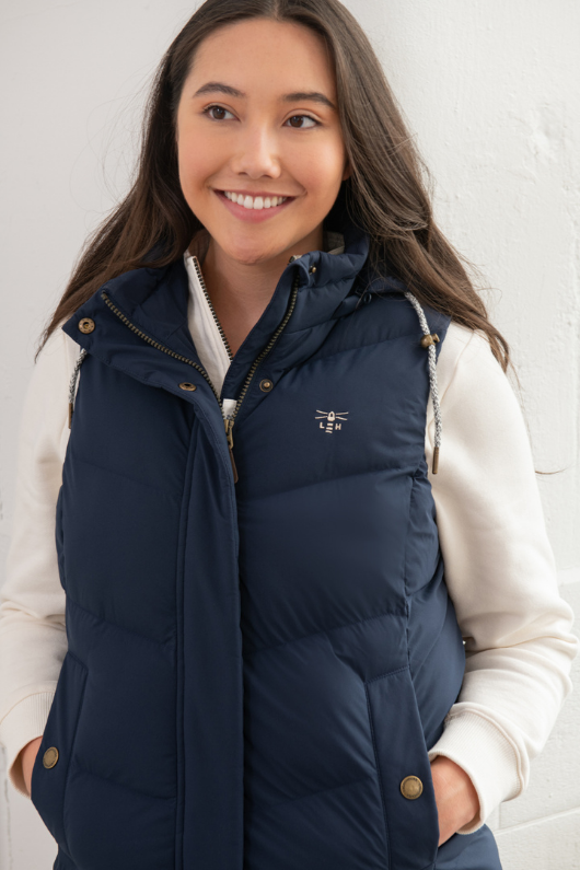 An image of the Lighthouse Savannah Ladies Long Gilet