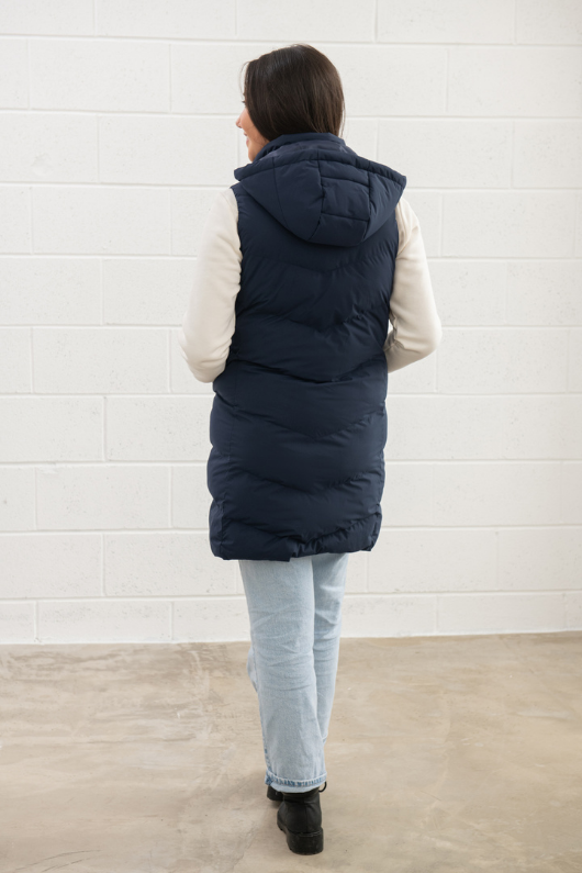 An image of the Lighthouse Savannah Ladies Long Gilet