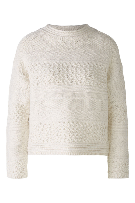 An image of the Oui Cable Knit Jumper