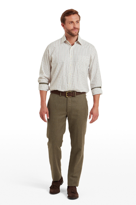 An image of the Schoffel Burnham Tattersall Classic Shirt