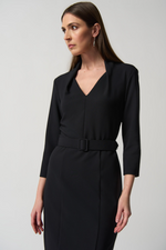 An image of the Joseph Ribkoff Black Belt Dress