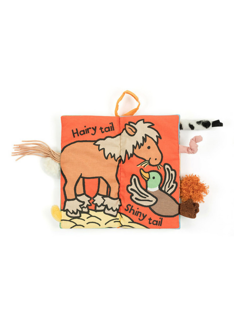 An image of the Jellycat Jellycat Farm Tails Book