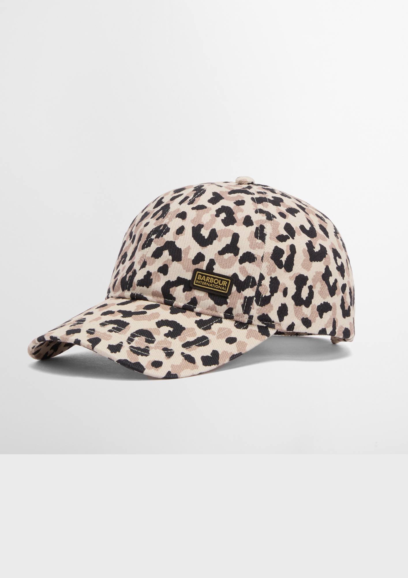 An image of the Barbour International Harley Leopard Cap