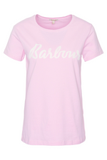 An image of the Barbour Otterburn T-Shirt in the colour Pink.