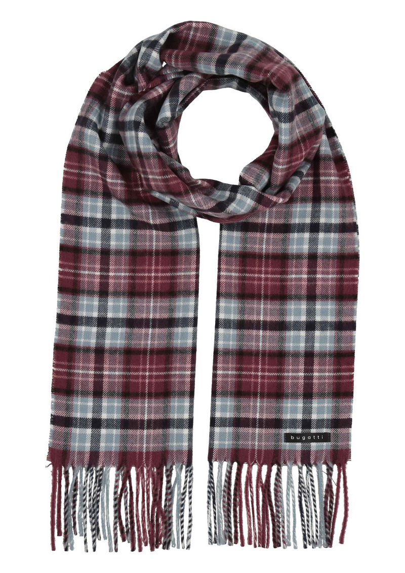 An image of the Bugatti Everyday Check Scarf