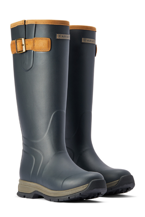 An image of the Ariat Burford Insulated Rubber Boot in the colour Navy.