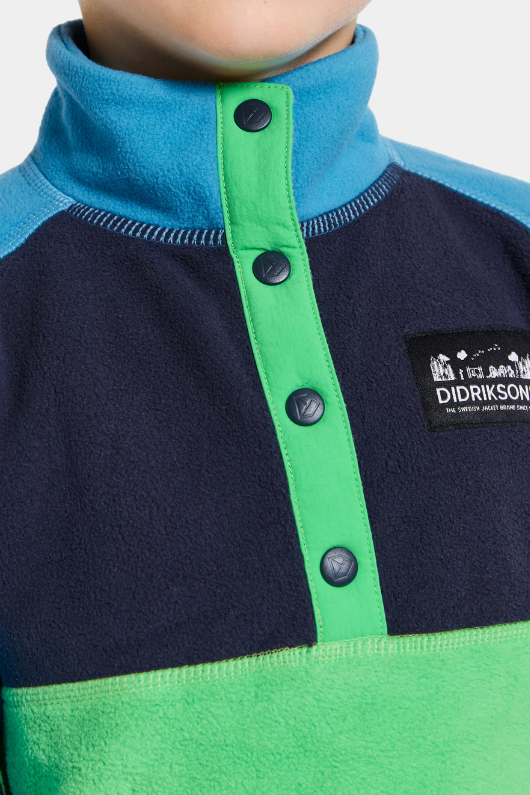 An image of the Didriksons Monte 3 Button Fleece