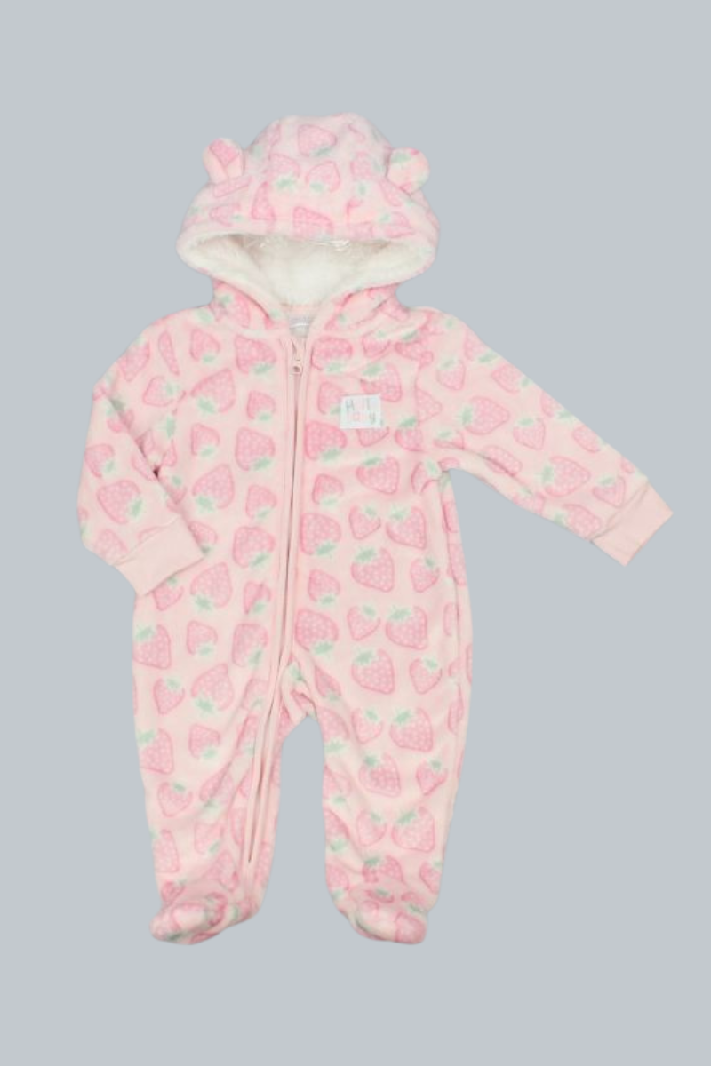 An image of the Premium Babywear Plush Pramsuit