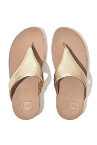 An image of the Fitflop Lulu Leather Toe-Post Sandals