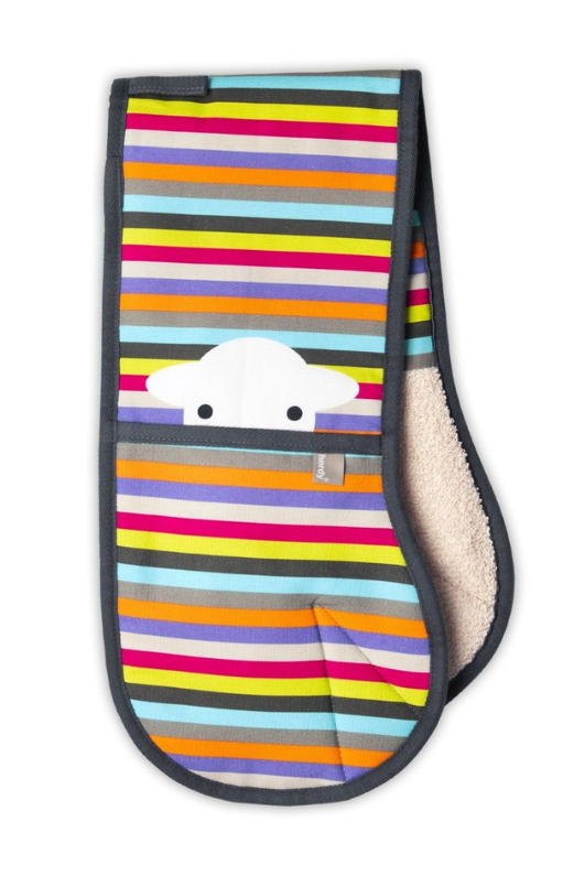 The Herdy Company Oven Glove in Peep Stripe