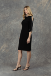 An image of the Fee G Beaded Sleeve Dress