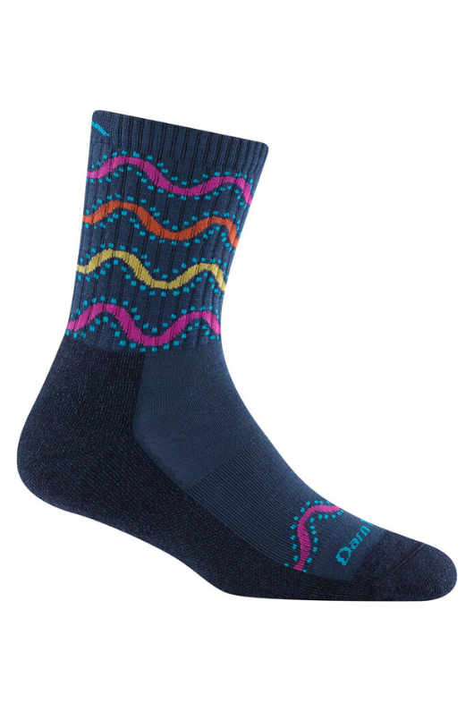 An image of the Darn Tough Wandering Stripe Micro Crew Hiking Socks