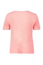 An image of the Betty Barclay Basic T-Shirt in the colour Patch Rose/Blue.