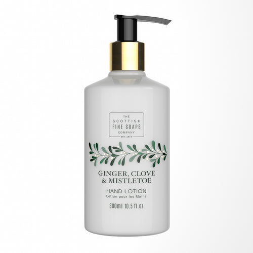 An image of the Scottish Fine Soaps Ginger Clove Mistletoe Hand Lotion