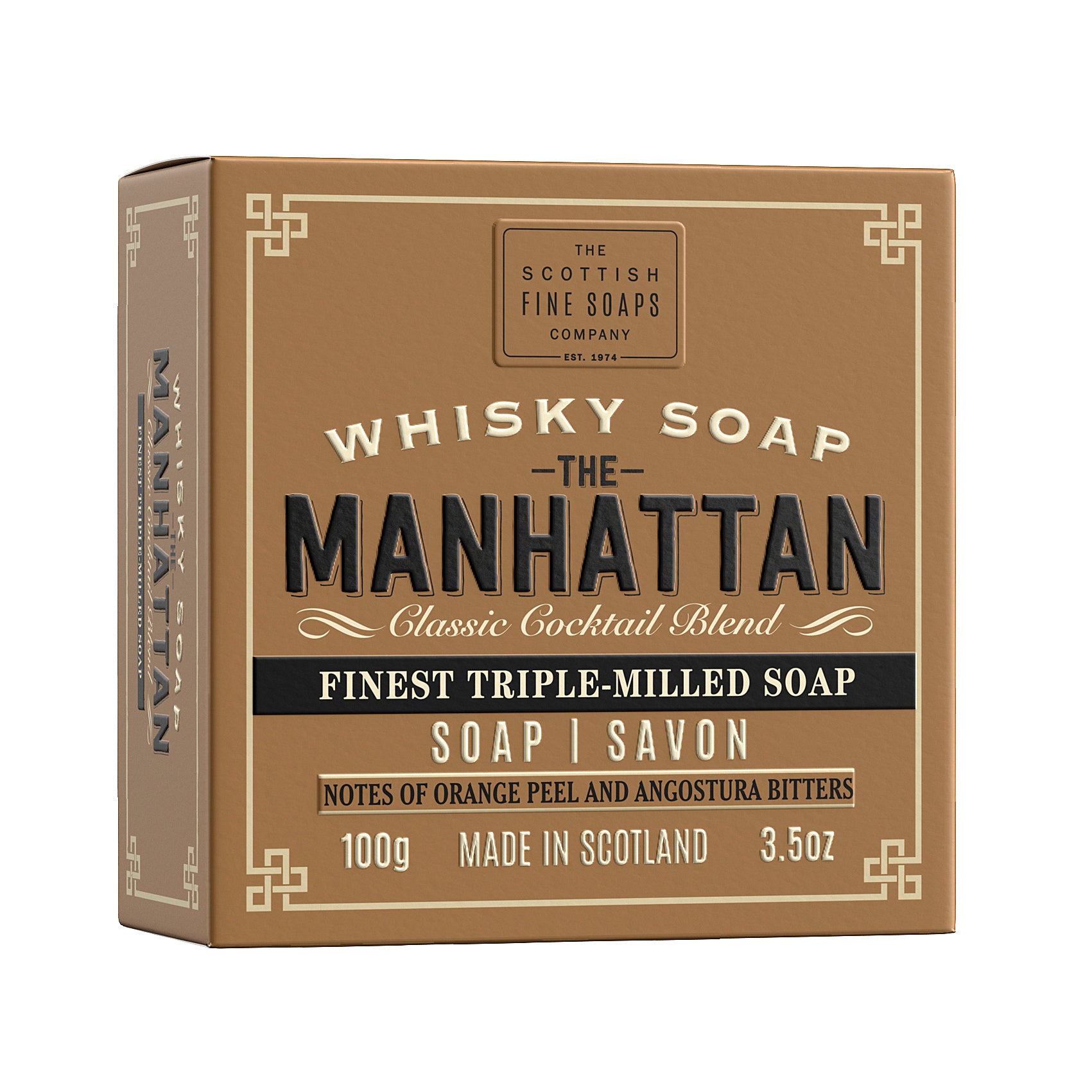 An image of the Scottish Fine Soaps The Manhattan 100g
