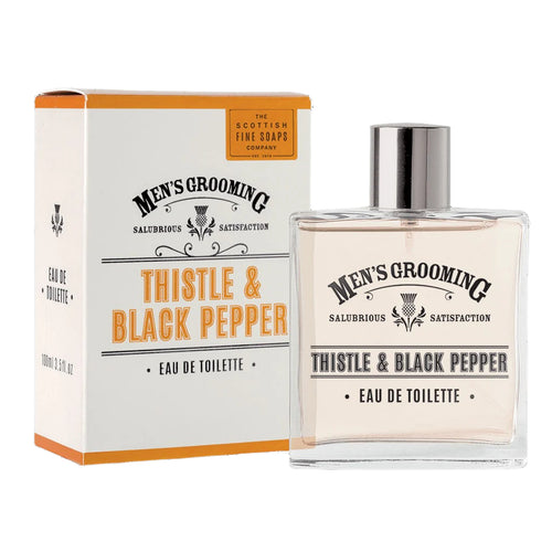 An image of the Scottish Fine Soaps Thistle & Black Pepper Range