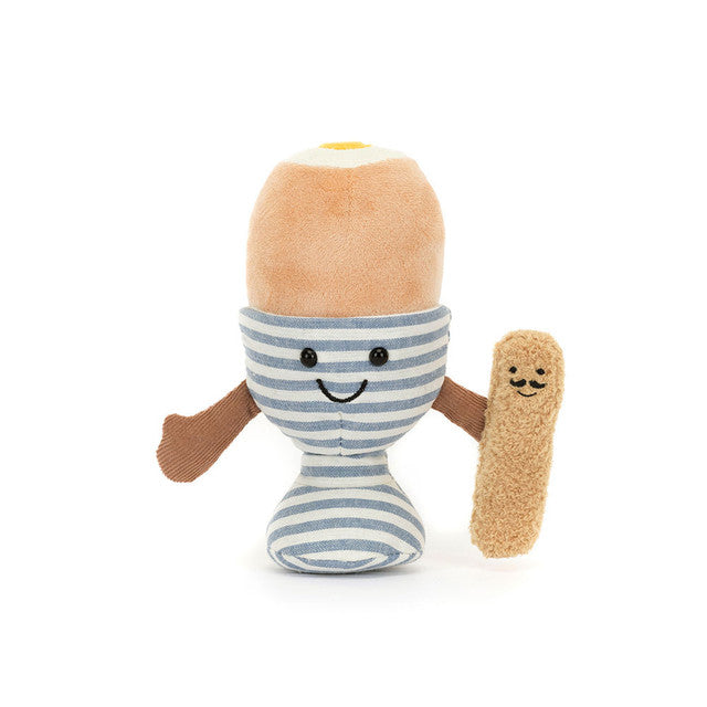 An image of the Jellycat Jellycat Amuseables Eggetha Egg & Lance Soldier